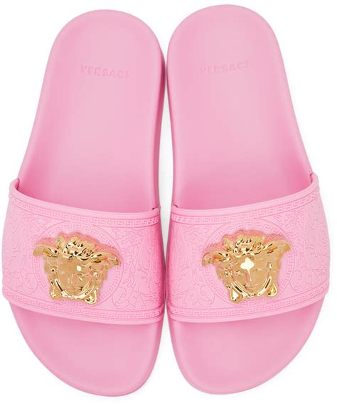 versace sliders pink|pink Versace corset with pant.